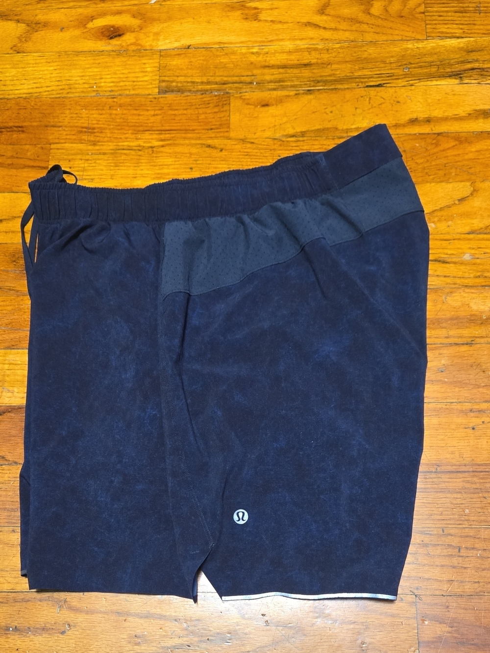 Lululemon Surge Lined Short 6" Gravel Dust True Navy Multi Sz M